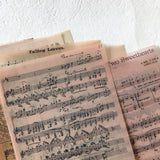 Sulfuric Acid Paper, Music Sheets