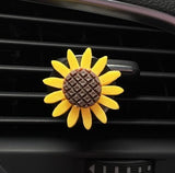 Perfume Decoration, Sunflower Flower Car Ventilator Perfume Clip