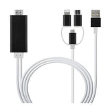 Type-C to HDMI, Three in One Mobile Phone Projection Cable