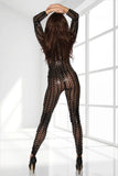 Patent Leather Punch Bodysuit