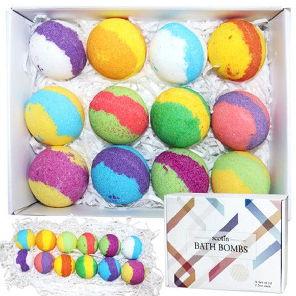 Bath Bombs, Ball Explosion Salt Ball Gift Box