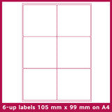 FBA Barcode Paper, Serial Number Amazon's Usage Blank Label Sticker Sheets