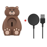 Smartwatch Charger for Home Office Use, Stylish and Simple Bear Smartwatch Charging Stand