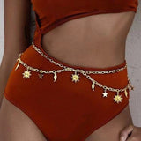 Women's Waist Chain Gold Versatile and Fashionable Kamarbandh