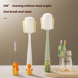 Multi-purpose Five-in-one Cup Washing Device, Household Multifunctional Cup Brush Water Insulation Cup Brush Milk Bottle, Kitchen Gadgets