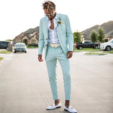 Formal Solid Color Two-piece Suit