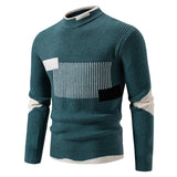 Men's Fashion Trend, Multicolor Woven Cotton Velvet Sweater