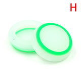 Luminous Handle Button Mushroom Head Cover, Thumbstick Cover Caps Grips for P-S4 Joystick (Pack of 2)