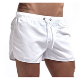 Wrap men's shorts, home pants, smooth beach boxers, slim swimwear