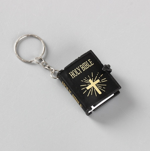 Mini Holy Bible Keychain, Religious Christian Jesus Cross Key Chain, Women's Prayers God Bless Gift Souvenirs Keyring