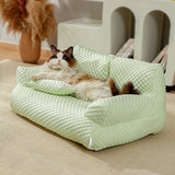 Four Seasons Universal Removable and Washable, Kennel Waterproof Breathable Ice Silk Pet Sofa