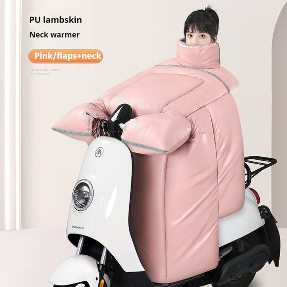 Rain-proof, Fleece-lined Thickened Waterproof Winter Windshield
