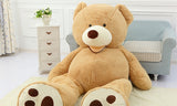 Giant Teddy Bear Plush Doll, Huge Soft Toys with Leather Shell