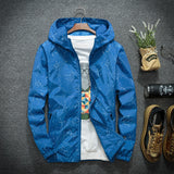 Plus-size Men's or Students' Hooded Jacket