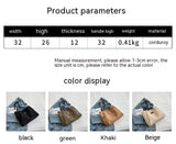 Retro Large Capacity Shoulder Bag, Casual Simple Portable Shopper Tote Bag, Corduroy Solid Commuter Zipper Women's Handbag