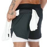 Male Muscular Brothers, Running Training Shorts