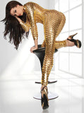 Patent Leather Punch Bodysuit