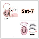 Natural Long Lasting, Magnetic Liquid Eyeliner & Magnetic False Eyelashes & Tweezer