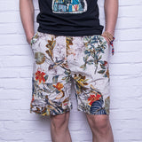 Linen Printed Five-minute Shorts