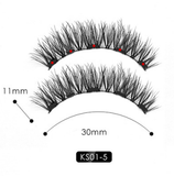 Natural Long Lasting, Magnetic Liquid Eyeliner & Magnetic False Eyelashes & Tweezer