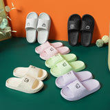 Cute Bear Slippers, Indoor Non-slip Thick Soles, Bedroom Bathroom Floor Slippers for Women and Men