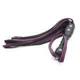 Leather Purple and Black Tassel Whip Toy