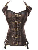 Punk PU Corset Leather Halter