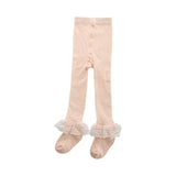 Little Girls' Leggings, Lace Cotton Ultra-thin Pantyhose