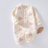 Baby Warm Jumpsuit Autumn and Winter Quilted Clothes