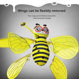 Mini Flying Ball Bee Toys - RC Infrared Induction Helicopter with Shinning Gesture, Hover Flying Vehicle