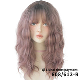 Natural Long Curly Hair-cover Wigs