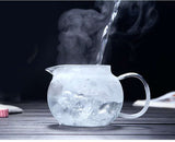 Thickened Flower Teapot, Heat Resistant Glass Kettle