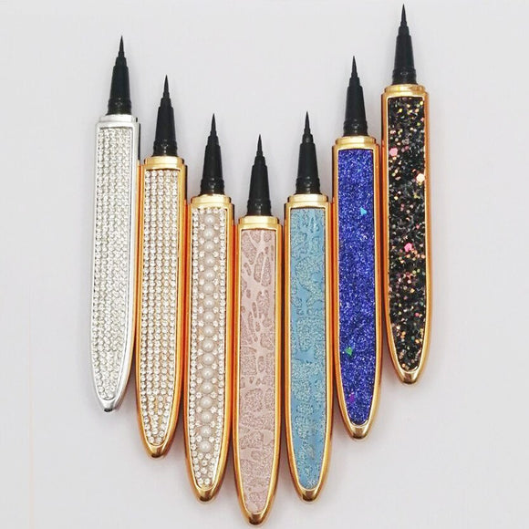 False Eyelashes, Self-adhesive Multicolor Eyeliner