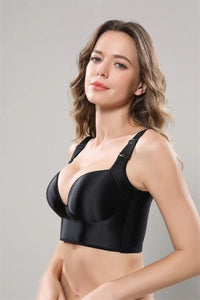 Women's Glossy Surface without a Scratch, Plus Size Wireless Body Shaping Brassiere