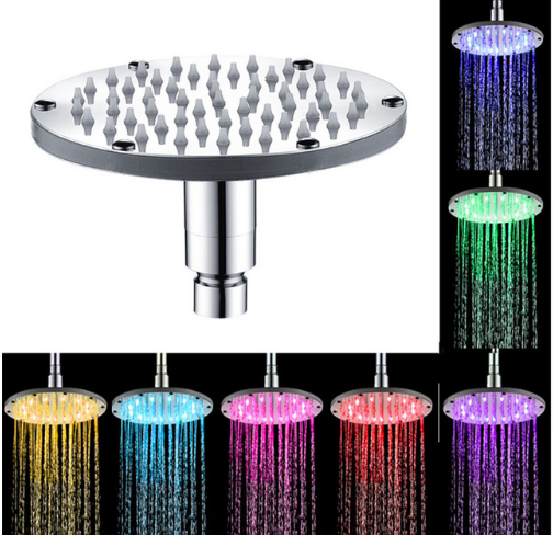 Colorful 7 Colors Change LED Shower Head, Bathroom Shine Water Faucet