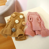 Pet Warm Skirt, Princess Ball Woolen Dress