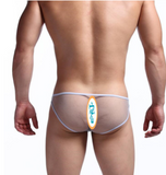 See Though Mesh Low Waist Men's Briefs (Pack of 2)