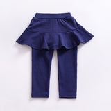 Girls' Fake Two-piece Legging Skirt, Children's Clothing