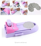 DIY Portable Nail Printer Art Stamping Tool, Nail Polish Decoration Printer Machine, Nail Stamper Set