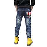 Boys' Patchwork Jeans, Kids' Trousers