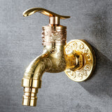 Copper Core Antique Zinc Alloy Washing Machine Faucet