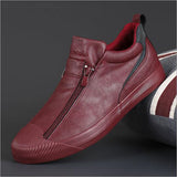 Double Zipper, Casual Men's Board Shoes