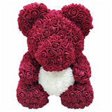 Rose Bear Eternal Creative Ornaments, Valentine's Day, Birthday, Teacher's Day Gift Idea