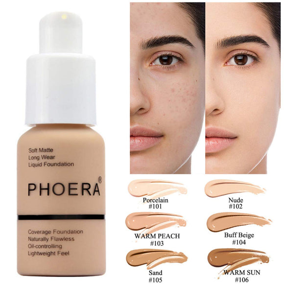 Explosive Press Type, Oil Control, Natural Color, Matte Concealer Foundation Cream