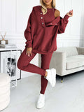 Women's Solid Color Trendy Fashion Suit