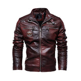 European Code, Men's Leather Jacket, Gents' PU Coat