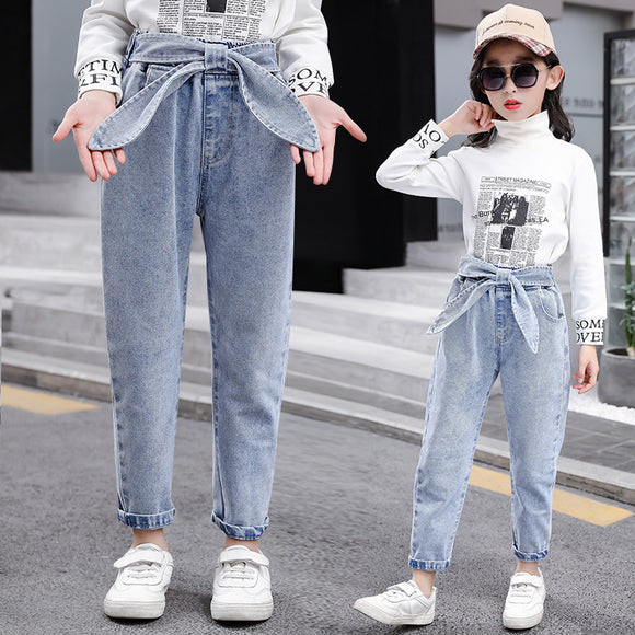 Children's Korean Middle-waist Jeans