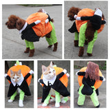 Halloveen Pumpkin Clothes for Pets