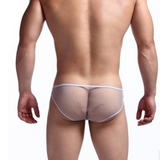 See Though Mesh Low Waist Men's Briefs (Pack of 2)