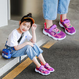 Summer Children's Casual Sports Shoes, Flying Woven Girls' EVA Soles for Kids